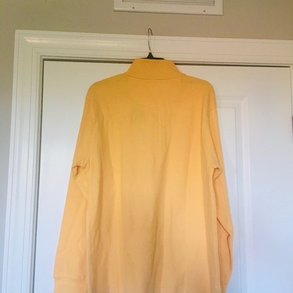 NWT Alan Flusser Men’s Yellow Sweater Pullover - Picture 6 of 16